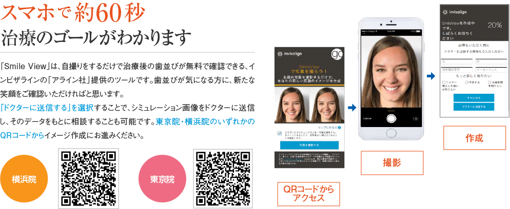 スマホで約60秒!治療のゴールがわかります